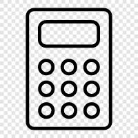 Calculator app, math calculator, scientific calculator, Calculator icon svg