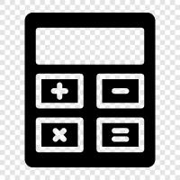 calculator app, calculator online, online calculator, simple calculator icon svg