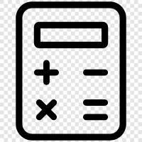 calculator app, calculator software, calculator for school, calculator for home icon svg