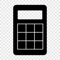 calculator app, scientific calculator, math calculator, finance calculator icon svg