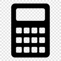 calculator app, math, numbers, algebra icon svg