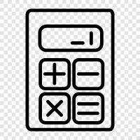 calculator app, calculator software, math calculation, math calculation app icon svg