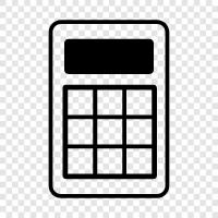 calculator app, calculator software, calculator tools, calculator software for school icon svg