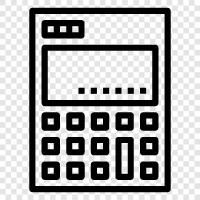 calculator app, calculator online, calculator for numbers, calculator for fractions icon svg