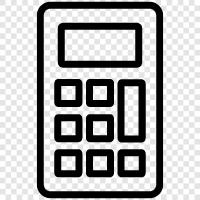 calculator app, calculator software, math calculator, scientific calculator icon svg