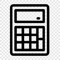 calculator app, calculator software, calculator for students, calculator for business icon svg