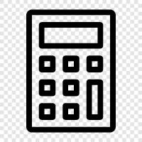 calculator app, calculator software, calculator for school, calculator for work icon svg