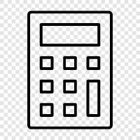 calculator app, calculator software, calculator online, calculator for school icon svg