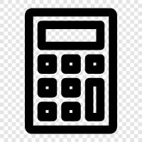 calculator app, calculator software, calculation, scientific calculator icon svg