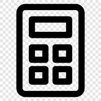 calculator app, calculator on phone, calculator for students, calculator for business icon svg