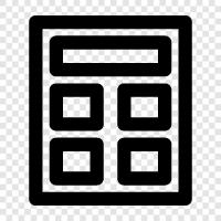 calculator app, online calculator, mathematical calculator, scientific calculator icon svg