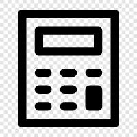 calculator app, calculator for math, calculator for science, calculator for finance icon svg