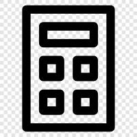 calculator app, calculator software, calculator for schools, calculator for businesses icon svg