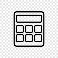 calculator, calculator app, calculator for android, calculator for apple icon svg