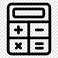 calculator app, scientific calculator, graphing calculator, mathematical calculator icon svg