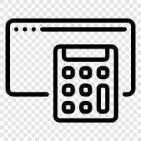 calculator app, calculator for school, calculator for math, calculator for science icon svg
