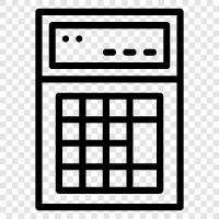 Calculator application, Calculator software, Calculator calculator, Calculator software for Windows icon svg