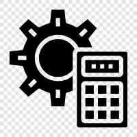 calculator application, calculator software, calculator for business, calculator for students icon svg