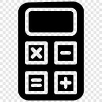 calculator application, calculator for school, calculator for work, calculator for math icon svg