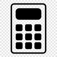 calculator apps, math, trigonometry, calculus icon svg