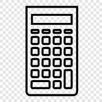 calculator apps, calculator for maths, calculator for science, calculator for finance icon svg