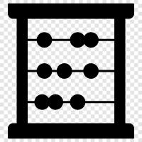 calculator, numbers, counting, math icon svg