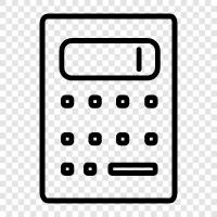 calculator, calculator tips, calculator software, online calculator icon svg