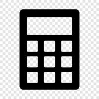 calculator functions, calculator application, scientific calculator, graphing calculator icon svg