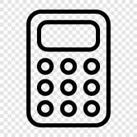 calculator on phone, calculator for phone, calculator for android, calculator app icon svg