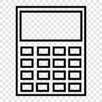 calculator software, mathematical calculator, scientific calculator, financial calculator icon svg