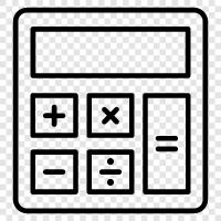 calculator software, calculators, calculator for school, calculator for business icon svg