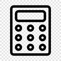 calculator software, calculators, graphing calculators, scientific calculators icon svg