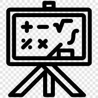 Berechnung, Zahlentheorie, Algebra, Geometrie symbol