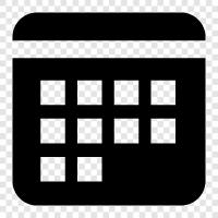 calendar application, event, appointment, schedule icon svg