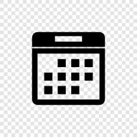 Calendar icon svg