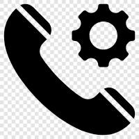 call forwarding, call screening, call waiting, conference calling icon svg