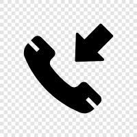 Call Receive icon svg