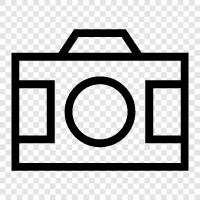 Camera app, Camera software, Camera hardware, Camera accessories icon svg