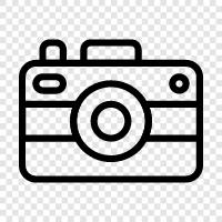 KameraApp, Kameraobjektiv, Kameraeinstellungen, Kamerageräusche symbol