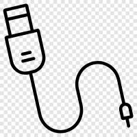 Camera Cables, Camera Connection Cables, Camera Extension Cables, Camera icon svg