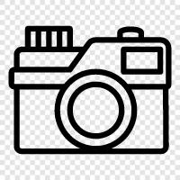 Camera equipment, Camera software, Camera accessories, Camera icon svg