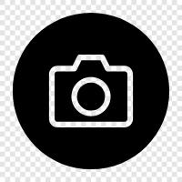 Kameraausrüstung, Fotografie, Kamerasoftware, digitale Fotografie symbol