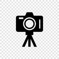 Camera equipment, Camera software, Camera accessories, Camera icon svg