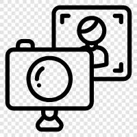 camera feed, camera broadcast, live camera, live stream icon svg