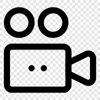 Kamera, Camcorder, Videokamera für YouTube, Kamera für Video symbol