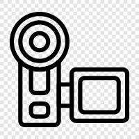 Kamera, Camcorder, Kameratasche, Kameraausrüstung symbol