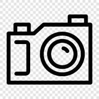 camera, photography, digital, SLR icon svg