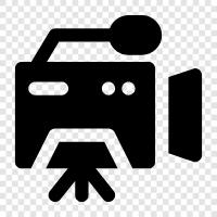 Camera, Cameras, Video Recording, Video Camera icon svg