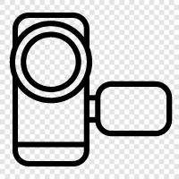 camera, digital, camcorder, video icon svg