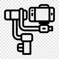 Camera, Stabilization, Videos, Gimbal icon svg